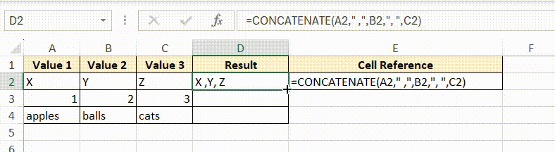 concatenate