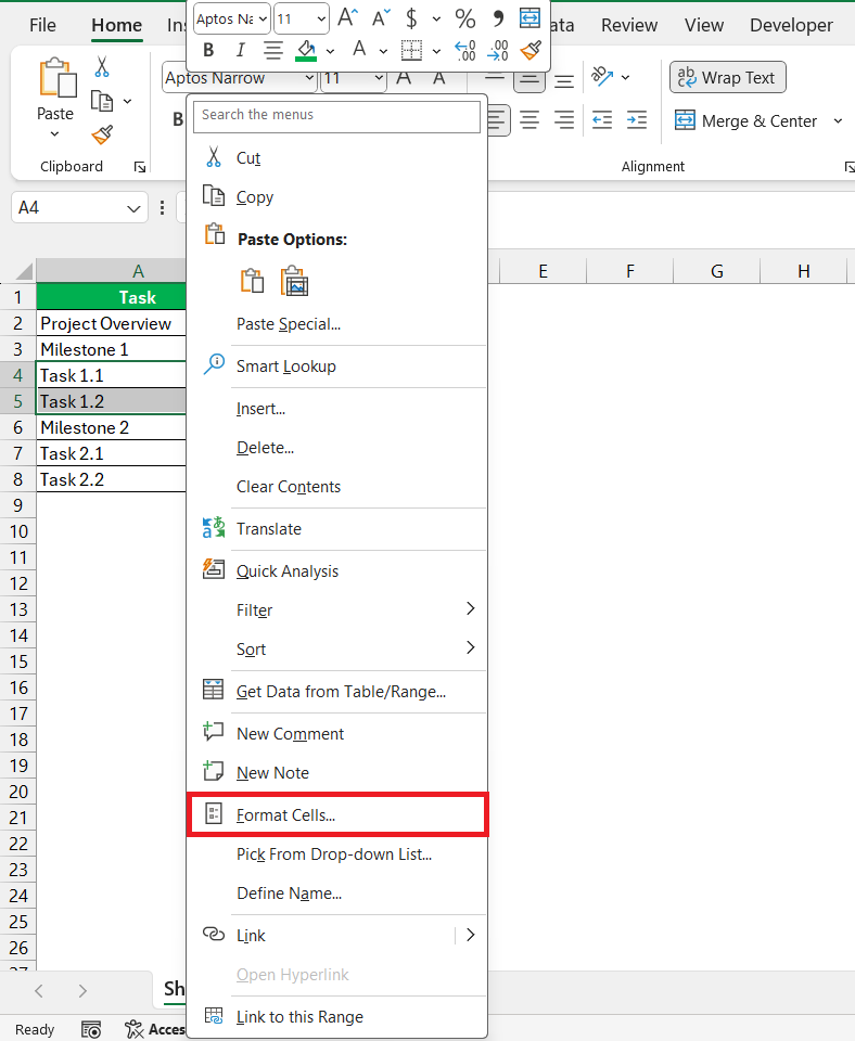 How to Hide a Formulas in Excel