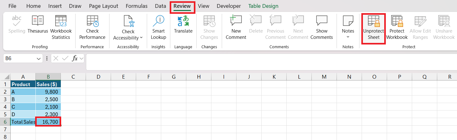How to Hide a Formulas in Excel