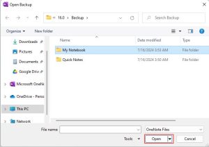 How to Backup OneNote on Windows 11 Fast | MyExcelOnline