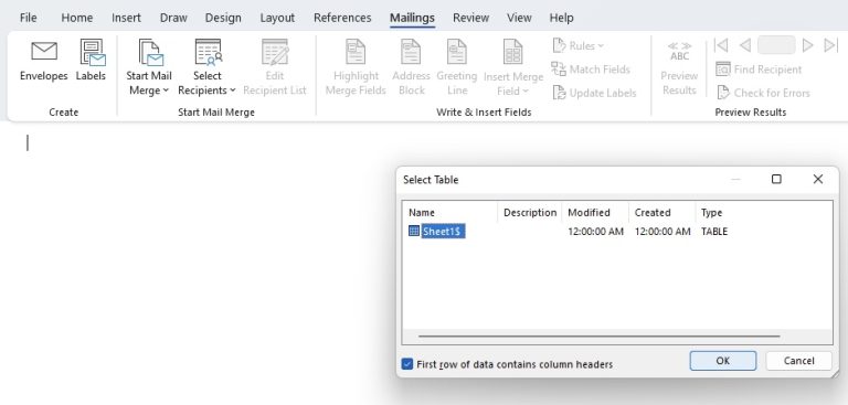 How to Mail Merge in Outlook | MyExcelOnline