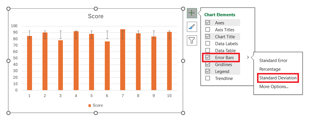 Standard Deviation as a Percentage in Excel