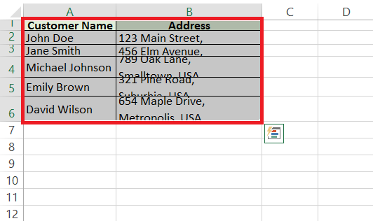 excel autofit