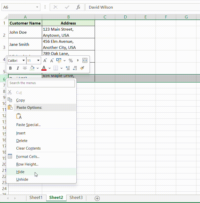 excel autofit