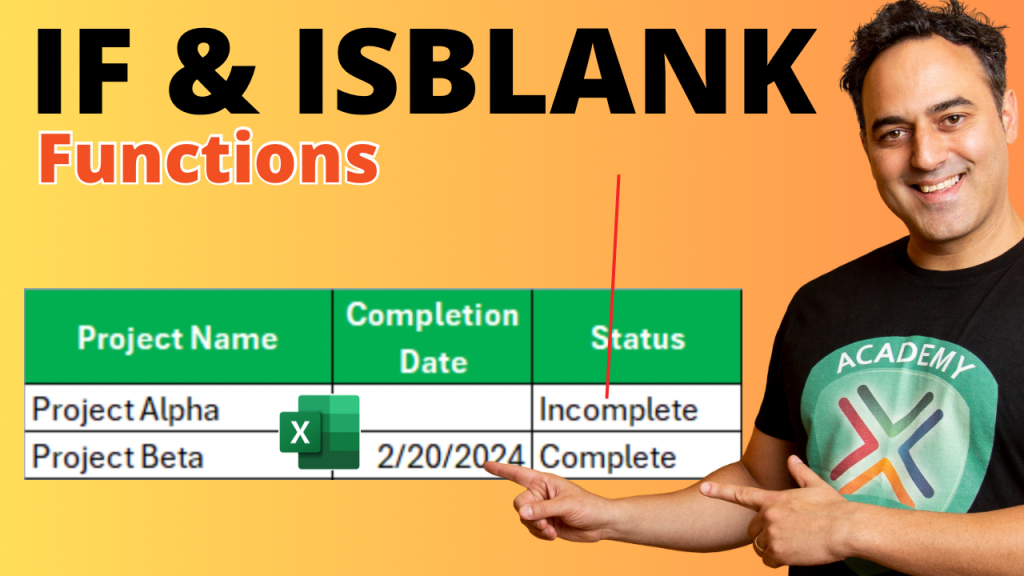 Excel if blank