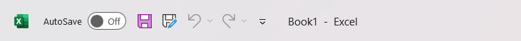 Can't Find Quick Access Toolbar in Excel