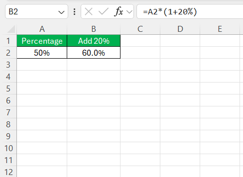 How to Add or Subtract Percentages