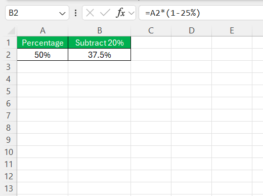 How to Add or Subtract Percentages