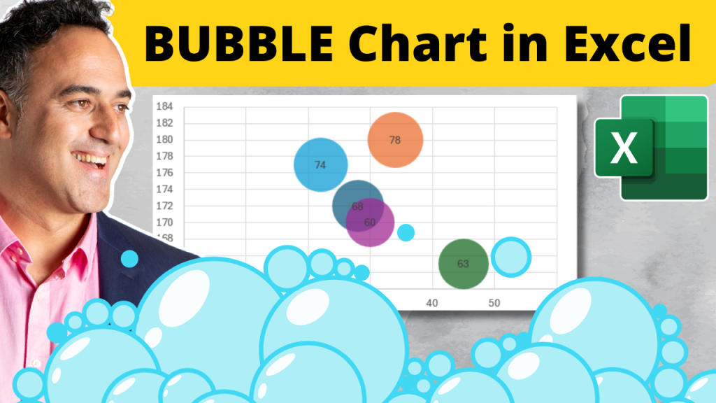 Bubble chart in excel