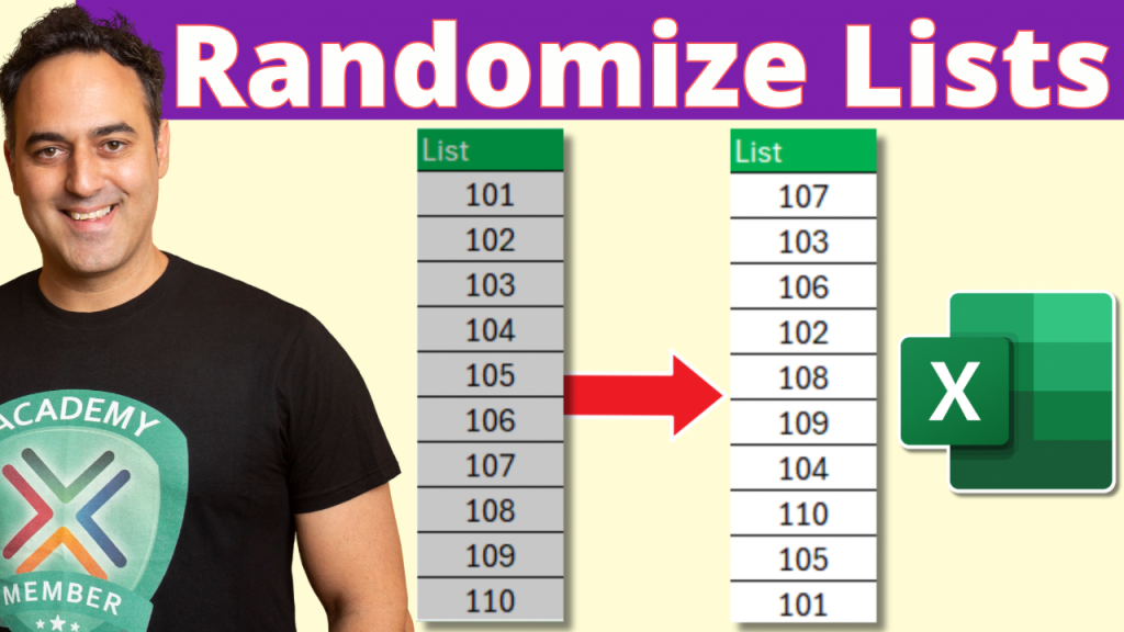 Randomize lists