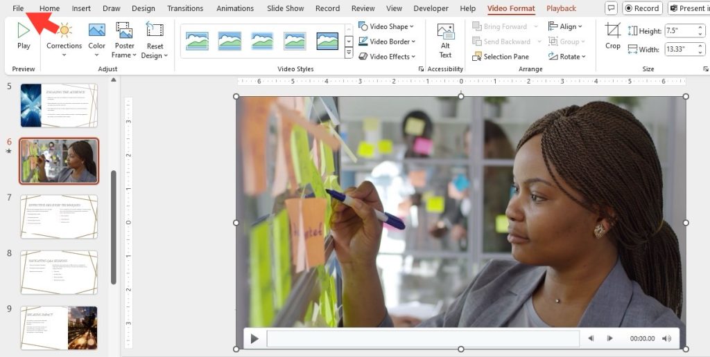 Reduce PowerPoint Size