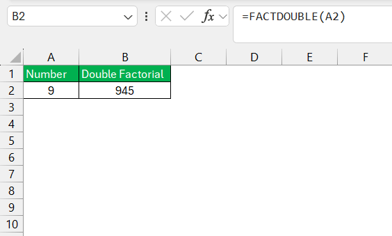 Double Factorial
