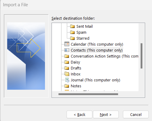 sync contact between outlook and gmail contact