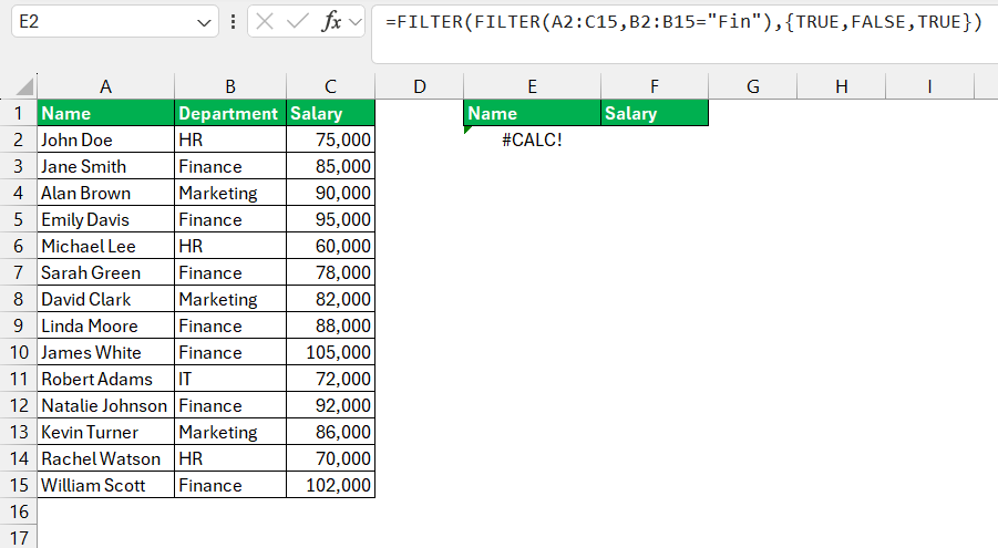 excel filter function multiple criteria