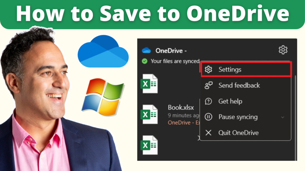 Save to OneDrive from Windows 7