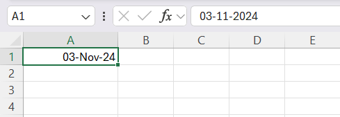Abbreviate Month in Excel