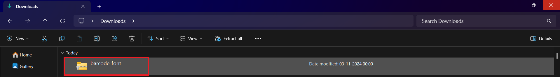 Barcode Font in Excel