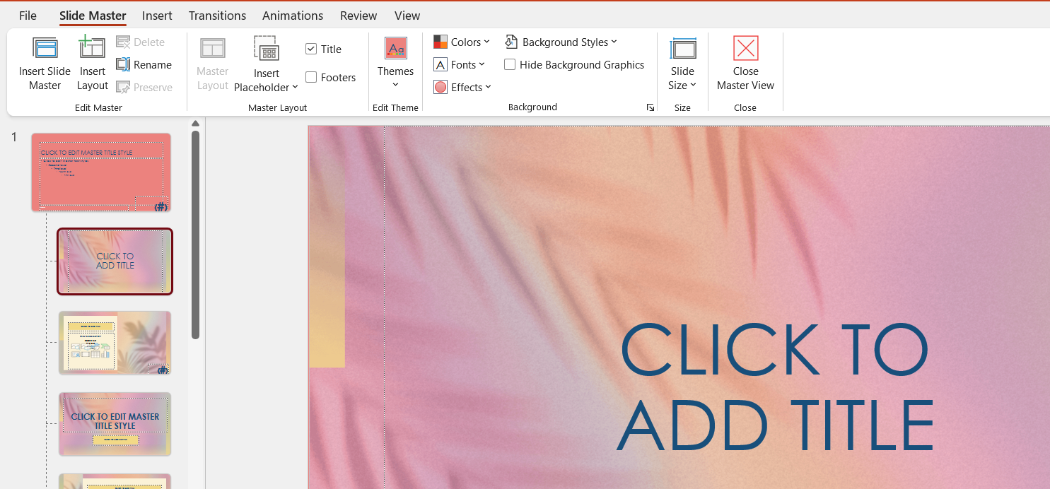 Get out of Slide Master in PowerPoint