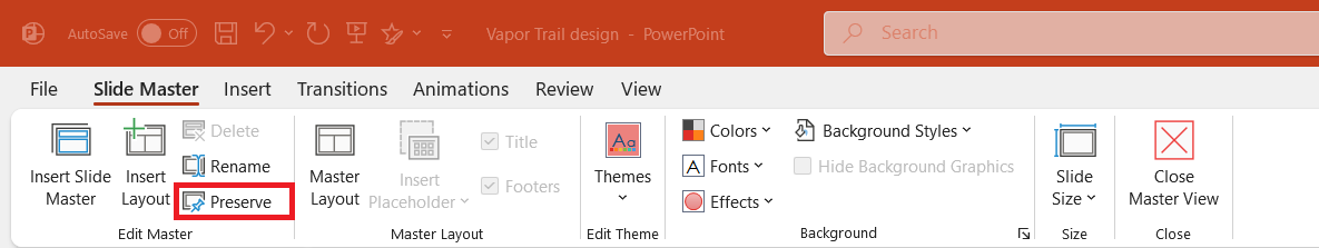 Get out of Slide Master in PowerPoint