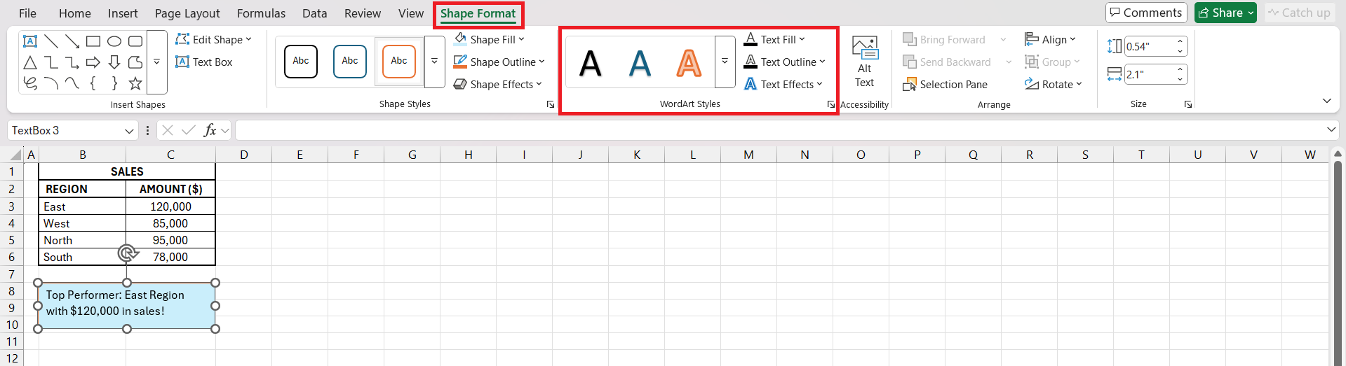 How to Insert Text Box in Excel