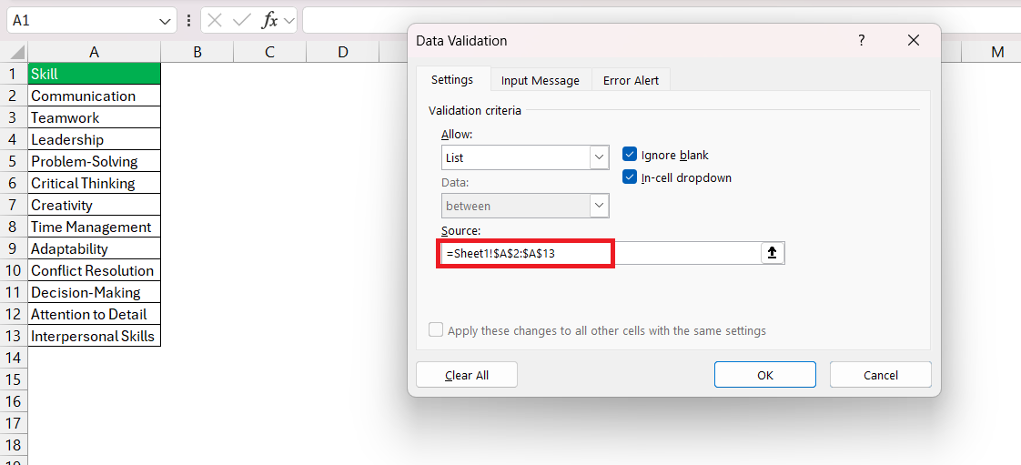 How to Drop-down list in Excel with Multiple Selections