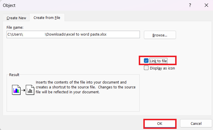 convert excel to word