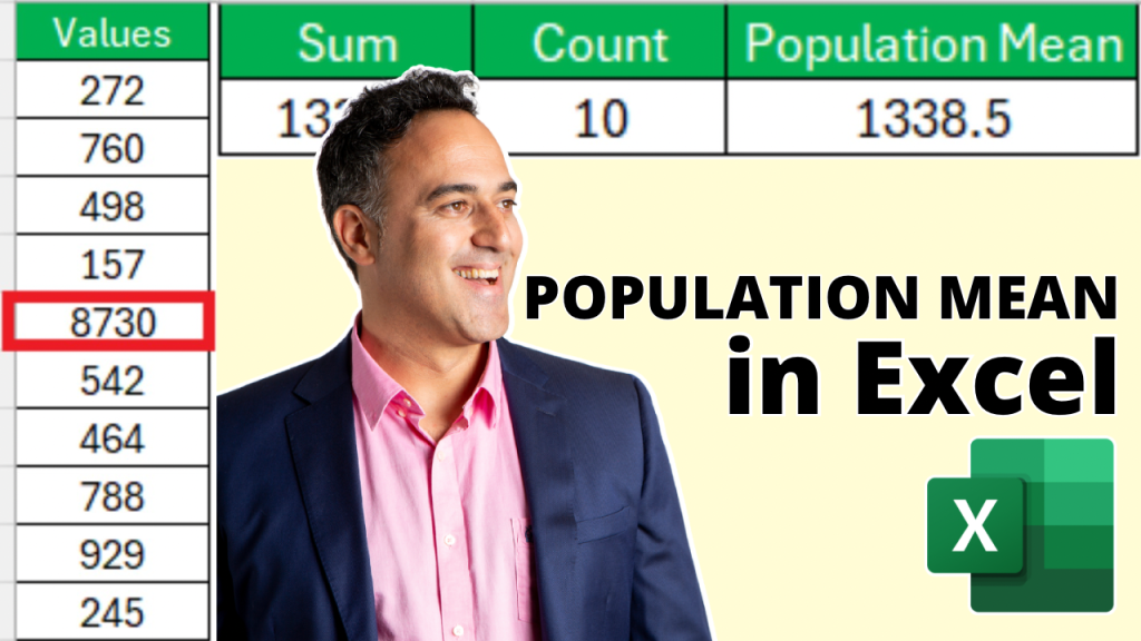 How to find population mean