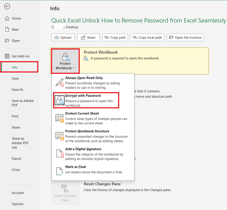 How to Remove Password from Excel Fast | MyExcelOnline