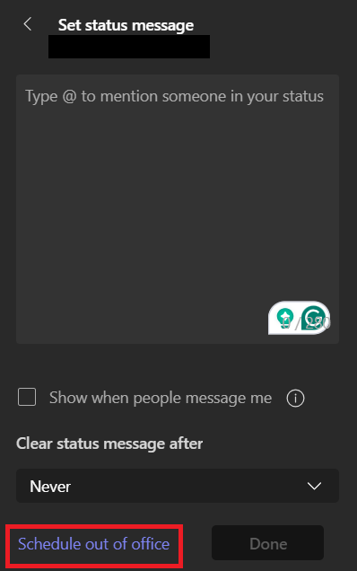 How to Set Out of Office Status in Microsoft Teams