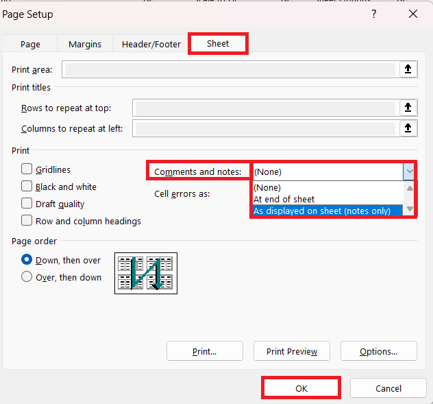 How to Print an Excel Spreadsheet