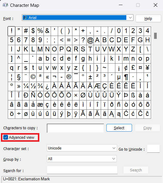 Insert Copyright Symbol in Excel