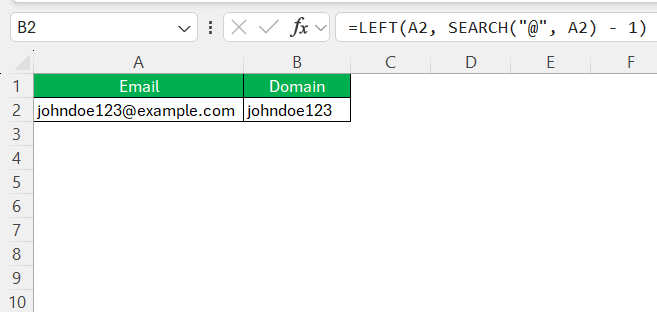 Search for a Word in Excel