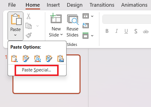how to link an excel chart to powerpoint