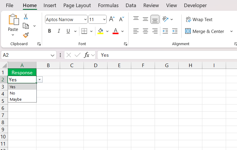 How to Edit Drop Down List in Excel