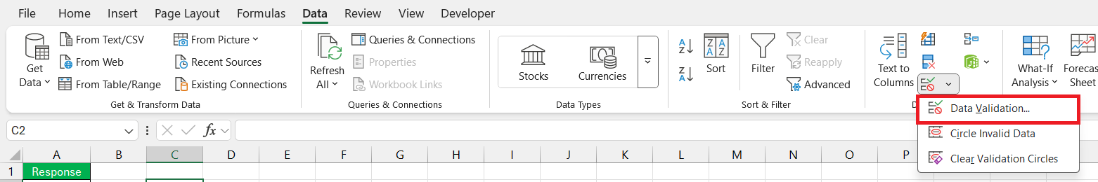 How to Edit Drop Down List in Excel