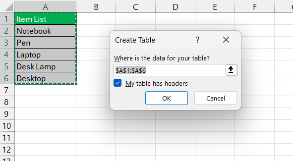 How to Edit Drop Down List in Excel