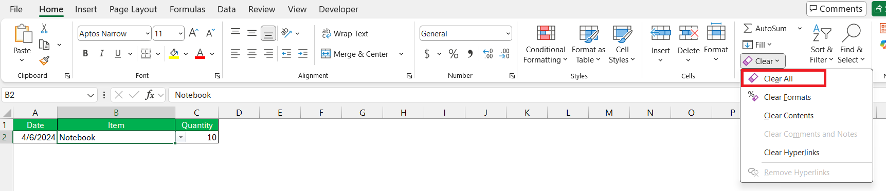 How to Edit Drop Down List in Excel
