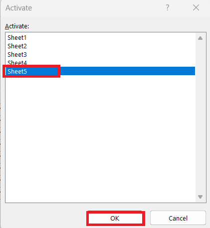 How to Switch Tabs with Keyboard in Excel