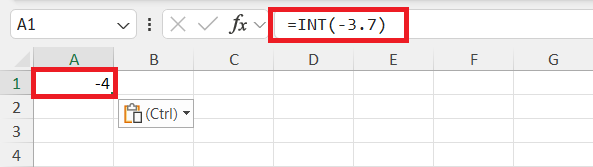 What is a Whole Number in Excel