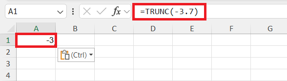 What is a Whole Number in Excel