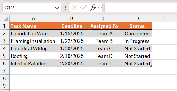 How to Add a Row in Excel