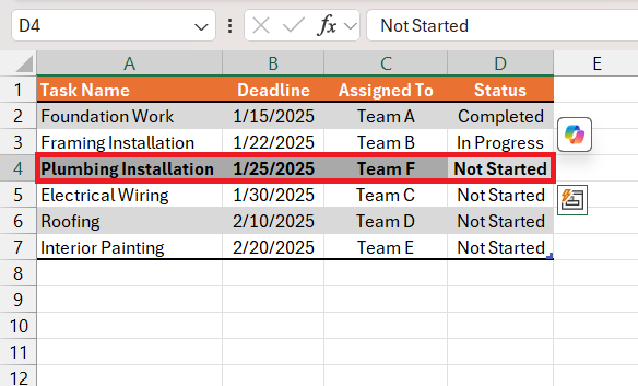 How to Add a Row in Excel