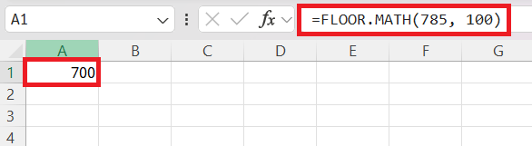 FLOOR.MATH in Excel