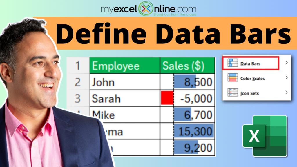 Define data bars in excel