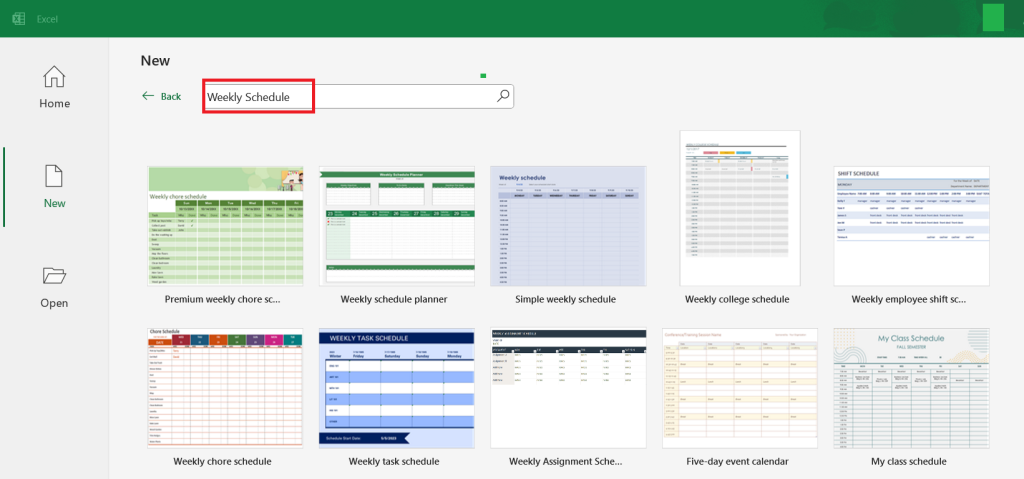 Best Free Weekly Schedule Templates for Excel | MyExcelOnline