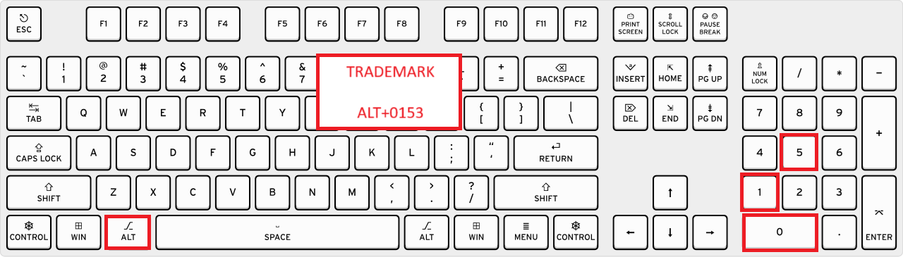 Registered Mark Character in Excel