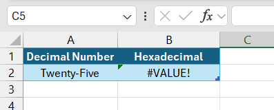 How to Convert Decimal to Hexadecimal in Excel