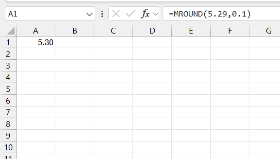 Round to the Nearest Tenth