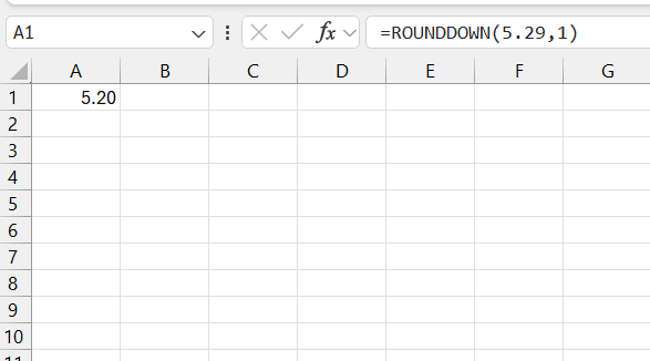 Round to the Nearest Tenth