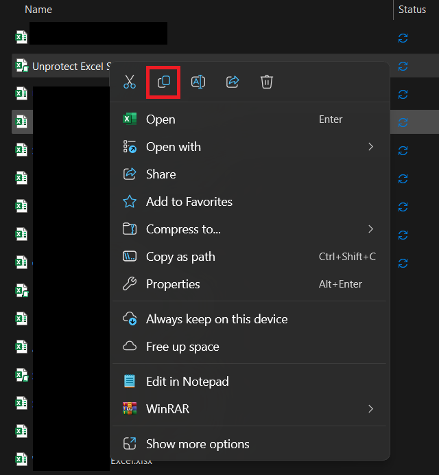 Unprotect Excel Sheet